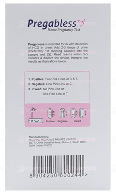 Pregabless Pregnancy Test Kit 1